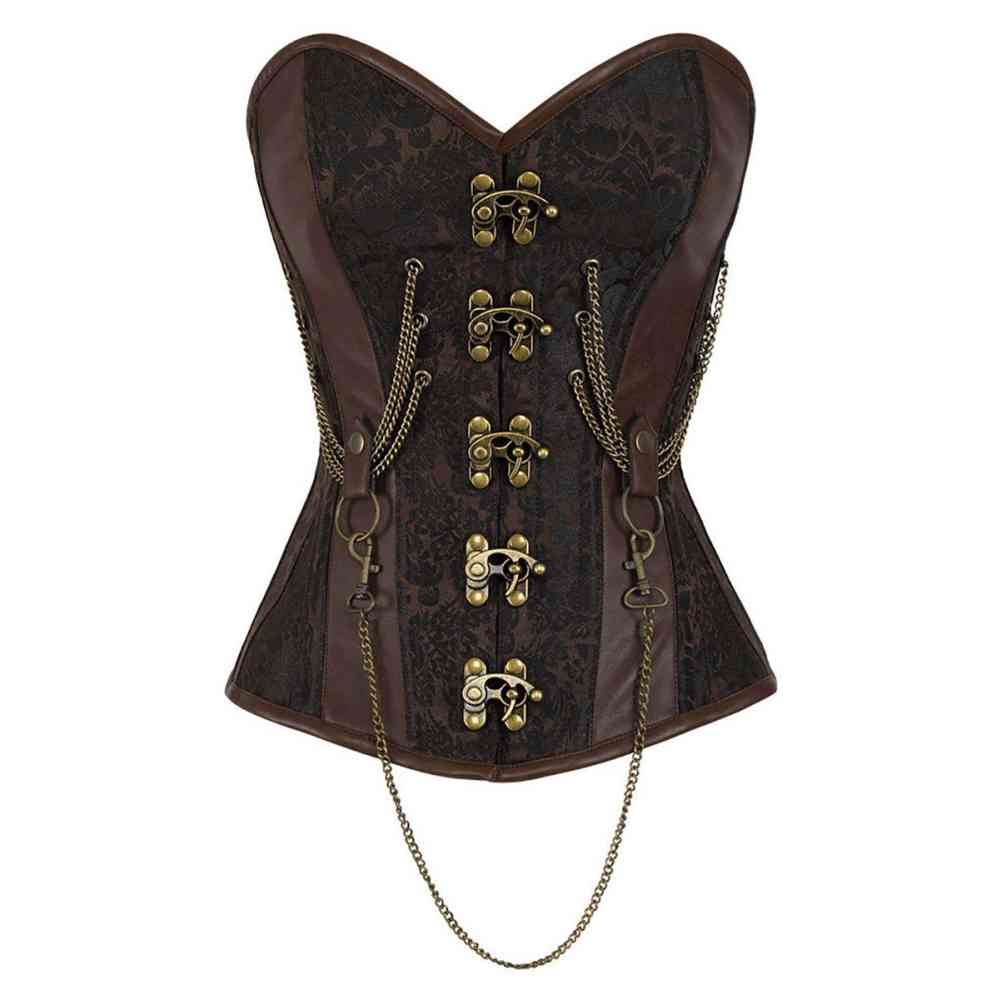 Attitude Corsets - Myriama survêtement corset - Marron